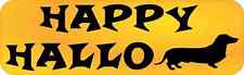 10in x 3in Happy Halloweenie Magnet Car Truck Vehicle Magnetic Sign picture