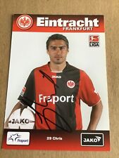 Chris, Brazil 🇧🇷 Eintracht Frankfurt 2008/09 hand signed picture