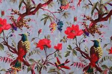 Floral Printed Velvet Fabric Indian Upholstery lampshade Fabric Curtain Quilts picture