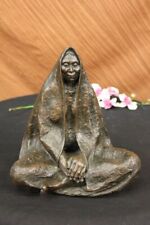 Hot Cast Native American Indian Art Bronze Statue Sculpture Home Office Figurine picture