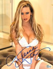 W@W H@T SEXY JENNA JAMESON SIGNED AUTOGRAPH 11X14 PHOTO  BECKETT BAS picture