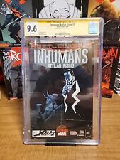 CGC SS 9.6 Inhumans Attilan Rising #2 Signed By Dave Johnson (Marvel, Aug 2015)  picture