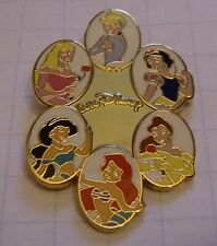 PIN Euro Disney 6 Princesses 92 Snow White Cinderella Aurora Ariel Belle Jasmine picture