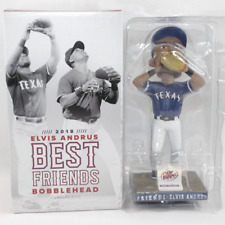 Elvis Andrus Best Friends 2018 Texas Rangers MLB Baseball Bobblehead * Defects picture