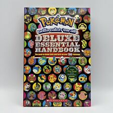 Pokemon Deluxe Essential Handbook - Hardcover - Collector's Vinyl Poster - 2015 picture