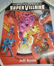THE ENCYCLOPEDIA OF SUPER-VILLIANS: PROMO POSTER: JEFF ROVIN: G picture