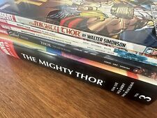 FIVE THOR BOOKS - The Mighty Thor Omnibus Vol 3, The God Butcher  & 3 Others.  picture