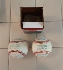 (2) Genuine Vintage Rawlings American League Lee Mac Phail baseballs w/ box picture