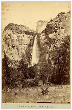 California, Yosemite Valley, The Bridal Veil Falls, Photo. Isaac West Taber Vint picture