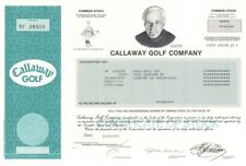 Callaway Golf Co. - Stock Certificate - Sports Stocks & Bonds picture