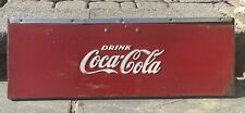 Original Vintage Coca Cola Advertising Door From Old Vending Machine Rare Emboss picture