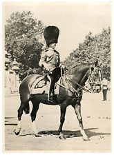 England, King George V on Horseback, Vintage Silver Print, Silver Print picture