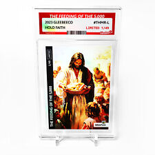 THE FEEDING OF THE 5,000 Miracles of Jesus 2023 GleeBeeCo Holo Card #THMR-L /49 picture