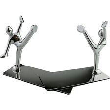 Fashion creative stainless steel decoration  humanoid bookends pair of kung fu picture