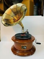HMV Vintage Gramophone Phonograph Vinyl Recorder Working Player look Wind up picture