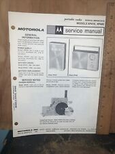 Motorola Portable Radio -Service Manual- Models XP41E,XP44E Schematics. picture