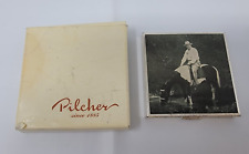 Vintage Pilcher Makeup Compact Midwestern Horseback Champion - New picture