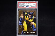 1998 SkyBox Marvel Creators Wolverine Gold PSA 9 picture