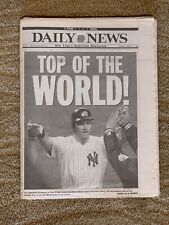 NEW YORK YANKEES 1996 WORLD SERIES CHAMPIONS DAILY NEWS NEWSPAPER Paul O'Neill picture