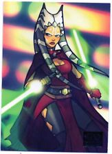2012 Topps Star Wars Galaxy 7 AHSOKA GROWS UP Base Set Trading Card #29 tv show picture