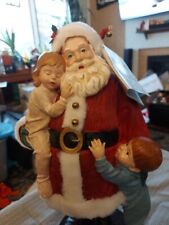 Vtg Midwest Of Cannon Falls The Spirit Of Family Santa W/Kids In Pjs Collectible picture