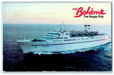 c1950's MS Boheme The Happiest Ship in the Caribbean Vintage Postcard picture
