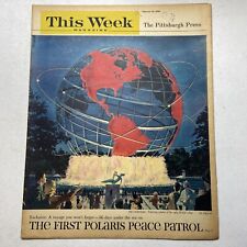 THIS WEEK Magazine March 12, 1961  First Polaris Peace Patrol, George Washington picture