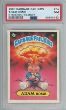 1985 Topps OS1 Garbage Pail Kids Series 1 ADAM BOMB 8a GLOSSY Card PSA 7 NM picture