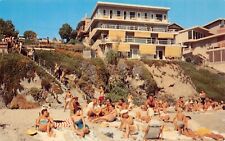 Laguna Beach CA The Coast Inn Bathing Beauty Vtg Hotel Motel Vtg Postcard D30 picture