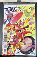 THE UNBELIEVABLE GWENPOOL #1A VARIANT (MARVEL 2016) 1ST APP CECIL - 1ST PRINTING picture