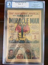 Fantastic Four 3 PGX 0.5 1st Miracle Man Coverless Low Grade Marvel RC1-5 picture