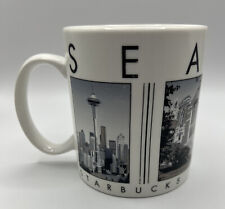 STARBUCKS COFFEE - 2003 SEATTLE - CITY SCENE  - 20 oz Ceramic Mug Cup picture