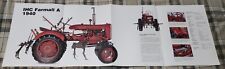 NEAT ~ IHC International Harvester Farmall Farm Tractor Poster Print ~ CLOSE UP picture