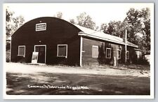 Postcard RPPC Photo Michigan Idlewild Community Tabernacle Black Eden History picture