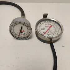 Penske Engine Vacuum Pump Pressure Gauge 244-2114 and Penske Compression Tester picture