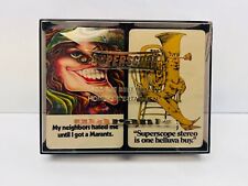 Marantz Superscope Stereo Playing Cards Set of 2 Collectible *CRACKED CASE* Bin2 picture