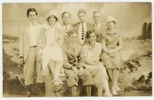 Young Preppy College Friends 1900 Flapper Girls Beautiful Jazz Age Rich Kid 9628 picture
