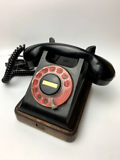 Old Soviet Party NKVD KGB Office Bakelie Rotary Phone Retro Telephone VEF USSR picture