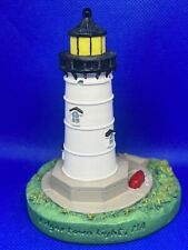 Vintage Spoontiques Edgartown Massachusetts Lighthouse Hand Painted Figurine picture