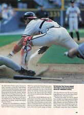 Tony Tarasco Javy Lopez Baltimore Orioles 1990S Vtg Print Advertisement 8X11 picture