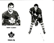 PF17 Orig Photo TERRY CLANCY 1969-70 TORONTO MAPLE LEAFS NHL HOCKEY RIGHT WING picture