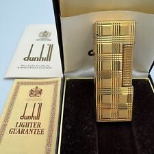 Rare Working Dunhill Gas Lighter Gold with box picture