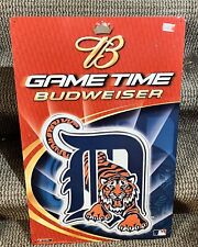Detroit Tigers Budweiser Game Time Metal Sign picture