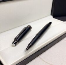 Luxury 164 Metal Series Matte Black - Black Clip 0.7mm Rollerball Pen No Box picture