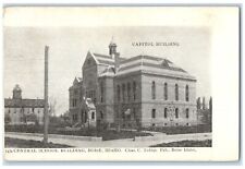 c1905 Central School Building Boise Idaho ID, Capitol Building Antique Postcard picture