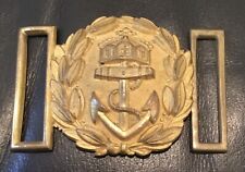 Imperial German, Very Rare ( 1888-1901 ) Navy Officers Belt Buckle Complete picture