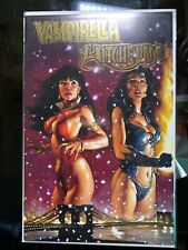  VAMPIRELLA  WITCHBLADE # 1 (2003) - RARE GOLD FOIL COVER VARIANT MARK TEXIERA picture