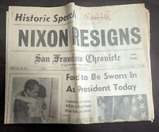 Nixon Resigns Historic August 9 1974 picture