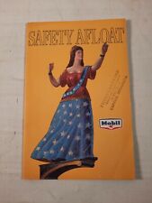 Vtg 1960s Mobil Safety Afloat Pamphlet Oil Advertising Boat USA canyon mn picture