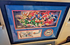 Justice League Limited First Day Comic Con 2006 Framed Originals Heroes DC 22x18 picture